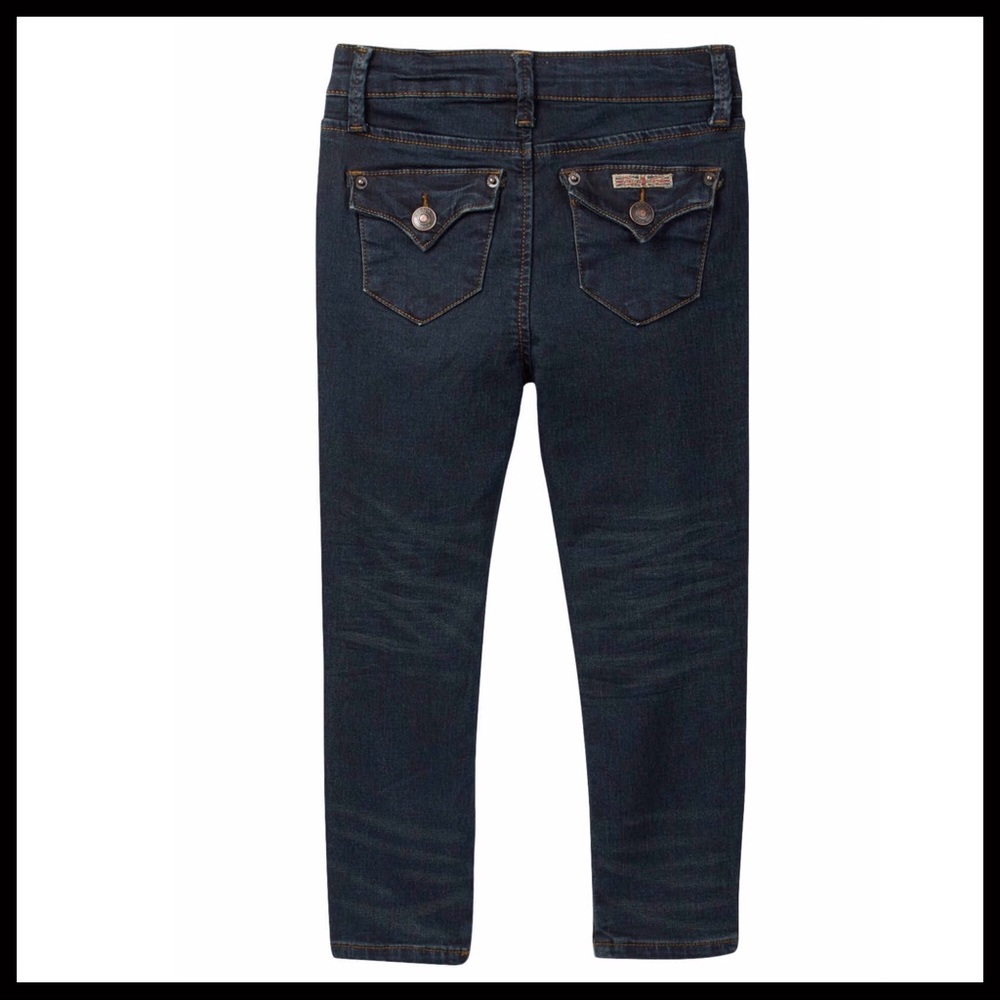 HUDSON JEANS GIRL’S SKINNY STRETCH DENIM PANTS - Picture 6 of 8